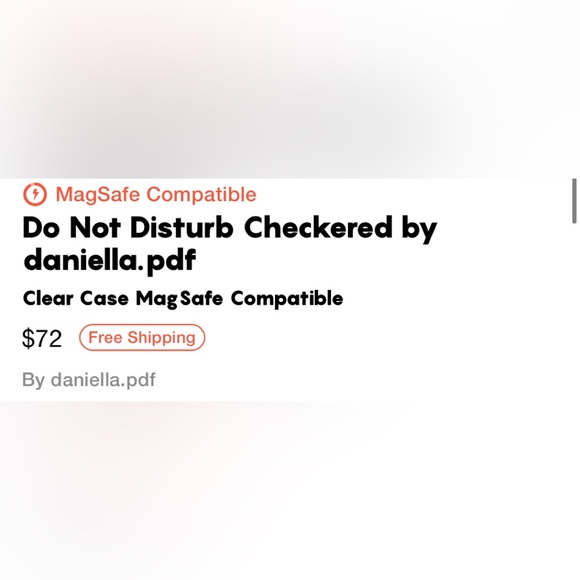 Casetify ∘ do not disturb case - Picture 5 of 5